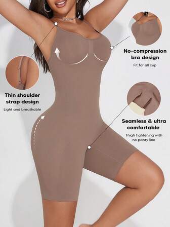 Women's Breast Lift Tummy Control Butt Lift Shapewear Bodysuit Underwear Jumpsuit