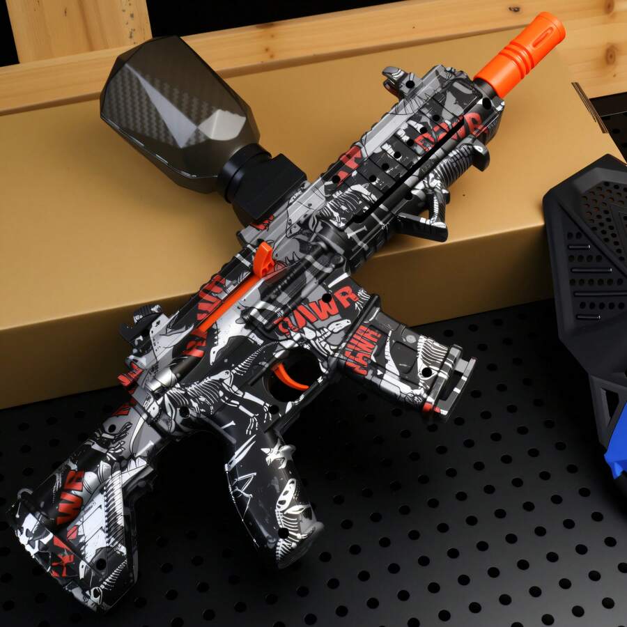 Súng bắn bi gel điện M416 sạc lại được - Đồ chơi ngoài trời tự động, thích hợp cho các hoạt động nhóm - Món quà hoàn hảo cho sinh nhật, lễ Phục sinh, Halloween và Lễ Tạ ơn (Không bao gồm đạn) - Nhiều màu - Xem 1