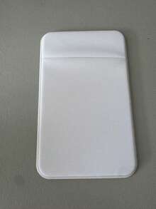 1pc Phone Card Holder Material Cloth Stick-On Card Sleeve For ID/Metro/Bank Cards - Multicolor - View 12