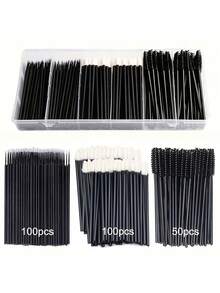 220件套化妆工具套装，包含眉刷、睫毛膏刷、口红刷、一次性眼线笔、眼影刷等化妆配件，带收纳盒。该套装包含化妆刷、化妆工具、全套化妆工具、专业化妆刷、全套化妆套装，是馈赠佳品。 - 黑色 - 查看 13