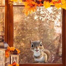 قطعة واحدة ملصق زخرفي من مادة البي في سي بتصميم كرتوني لسنجاب وفأر، ديكور منزلي متعدد الاستخدامات! مصنوع من مادة البي في سي، مناسب للنوافذ والجدران والأبواب والحمامات والمطابخ وغيرها من المساحات. تصميم جذاب وأنيق، يندمج بسهولة مع الأساليب الحديثة والشمالية والعديد من الأنماط الأخرى، لا يتطلب تركيب معقد، زين كل ركن في منزلك بتفاصيل ديناميكية.