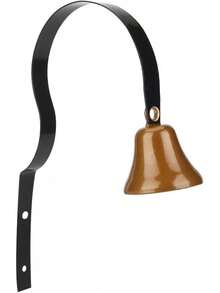 Yosoo Campana para Comerciantes, Campana para Apertura de Puerta Timbre para Comerciantes de Metal Montado en la Pared Antiguo Timbre para Comerciantes Timbre para Puerta Timbre - 1 - Ver 1