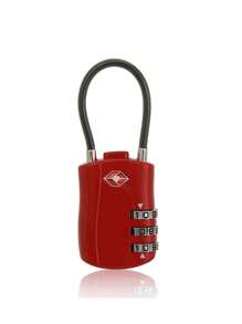 1/2 Pack TSA Approved Combination Lock - High Strength Zinc Alloy Body And Cut-Resistant Steel Cable, 3-Digit Combination Lock, Suitable For Travel Luggage, Gym Lockers, Bicycle Locks (Black), Travel Security Accessory | Multipurpose Travel Lock | Combination Lock, Luggage Lock, Travel Essential Holiday Vacation Supplies - Multicolor - View 25