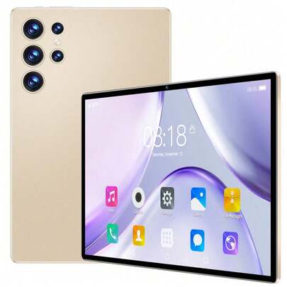 Qetupa 10.1英寸安卓14平板电脑，3GB运行内存+64GB机身存储，MTK 6755八核1.8GHz处理器，高清(1280x800) IPS触控屏，支持蓝牙5.2、802.11ac WiFi 5、GPS，前置200万像素摄像头，后置500万像素摄像头，6000mAh大容量电池