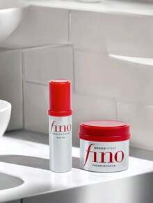 Premium Touch 护发油和 Fino 高级发膜，修复烫发损伤，高级滋养渗透精华，护发素（230克 + 70毫升） - 紅色 - 查看 1