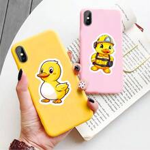 50pcs Cartoon Little Yellow Duck Stickers, Graffiti Decoration Stickers, Cute Aesthetic Graffiti Vinyl Stickers Suitable For Water Bottles, Laptops, Phones, Skateboards, Guitars, Luggage, Scrapbooks, Helmets, Bicycles, Motorcycles, Cars, Teens/Adults Party Decor Gift,Shadow The Hedgehog,Ideal Holiday And Reward Gifts,Wheelie Bin Stickers,Letter Stickers - Multicolor - View 3