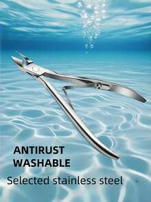 Profesjonalne cążki do skórek ze stali nierdzewnej, trymer do skórek, obcinacz do paznokci - wytrzymałe obcinacze do martwych skórek i wrastających paznokci z ostrymi, spiczastymi końcówkami - do domu, salonu, pedicure, manicure, jednoczęściowa konstrukcja ułatwiająca czyszczenie, wyposażenie salonu, ergonomiczny uchwyt, precyzyjne wykonanie, dla profesjonalistów w salonie, prezenty dla rodziny, przyjaciół, zakochanych, na powrót do szkoły, Halloween, Boże Narodzenie