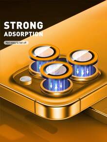 1 包适用于 夜光镜头保护膜（橙色），9H 钢化玻璃，易于粘贴，耐刮擦，防刮擦，表面光滑，适用于 11/12/13/14/15/16 Pro/Max/17/17 Air/17 Pro/17 Pro Max 适用于日常防护、办公室、家用手机摄像头保护套防水防震防摔防刮 - 橘色 - 查看 5