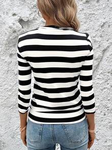 TAD Women T-Shirts - Black and White - View 2