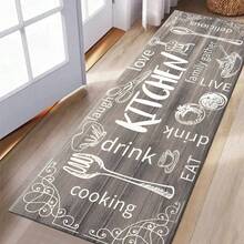 1 tấm thảm sàn nhà bếp, thảm thoát nước Polyester, thích hợp cho nhà bếp, phòng khách, lối vào, ban công, trang trí nhà cửa, chống bẩn, quán cà phê, quán bar, ngày lễ, tiệc tùng, phòng ngủ, trang trí phòng tắm - Nhiều màu - Xem 4