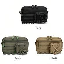 Commute, Outdoor Travel, Medical First Aid Pouch, Hanging Bag, Square Bag, Phone Bag, Multi-Functional Tactical Waist Pack