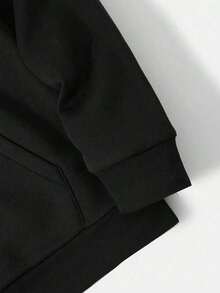 Men Casual Round Neck Short Sleeve 100% Cotton T-Shirt, Summer Vacation Top, Funny Graphic Tees, Y2K Street Wear, Gifts For Boyfriend And Husband - 黑色 - 查看 5