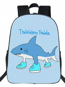 New Printed Large Capacity Backpack, Suitable For Teenagers, Essential For Back To School Season, Minimalist & Stylish Backpack, Lightweight & Relieving Printed Polyester Travel Backpack, Large Capacity Bag - Multicolor - View 9