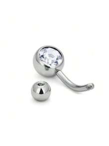 One Piece Custom Fashion Charm Custom Name Sexy Belly Button Piercing Belly Button Ring Personalized Letter Love Pendant Synthetic Jewelry Home Party Gift For Girlfriend Or Lover Birthday Gift, Valentine's Day Gift - Gift Box - View 6