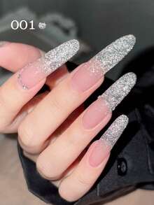 XEIJAYI 1Pc 15ml Reflective Disco Diamonds Gel Nail Polish With The Holographic Glitter Diamond Collection Gel Nail Polish Perfect For Manicure DIY