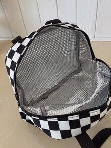 Sac à déjeuner portable, sac isotherme étanche, boîte à lunch Bento, sac d'isolation pour le dîner. Sac à lunch épais mignon pour étudiants, imprimé léopard rose, petit motif floral. Boîte à lunch pour femmes, école