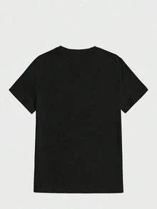 Black 'Blond' Album Tribute T-Shirt, Pure Heavy Cotton Casual T-Shirt With Digital Print, 220g Cotton T-Shirt, Gift, Summer, Unisex Leisure - 黑色 - 查看 7