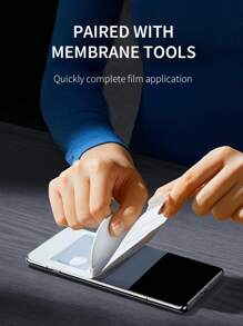 2Pcs HD Hydrogel Soft Film Compatible With Xiaomi/Redmi Series Explosion Proof And Scratch Resistant Mobile Screen Protector Film Easy Installation Protection Film Not Glass Waterproof Shockproof Anti-Fall Anti-Fall Anti-Fingerprint Full Cover Screen Protection Essentials, Applicable To Daily Shield, Office, Home Phone Screen Protector Phone Accessories