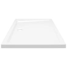vidaXL Rectangular ABS Shower Base Tray 31.5"X39.4" - 白色 - 查看 6