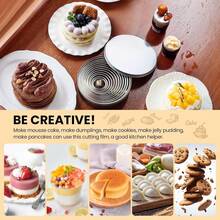 12Pcs Stainless Steel Baking Mold Set, Round Cake Ring, Mousse Ring & Dumpling Cutter, Reusable & Washable Baking Tools - Silver - View 2