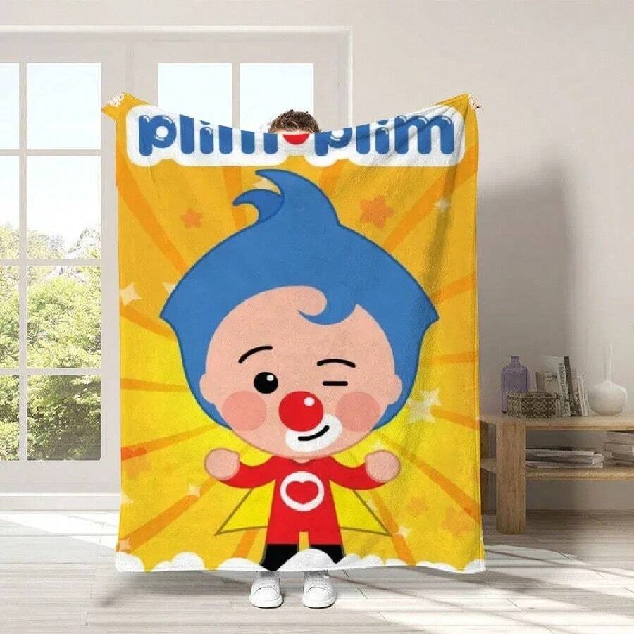 Nap Plush Hairy Decorative Custom Fleece Throw Blanket Plim Plim Fluffy Soft Blankets For Bed Bedroom Decoration Boho Home Decor.Jpg - trắng - Xem 1