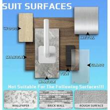 4/8pcs Wall Mount Cap Rack, Plastic Baseball Hat Holder, Multi-Purpose Hat Organizer, Strong Adhesive Storage Hook, Hat Storage Hooks, Hooks For Hat Wall Organizer, White - 白色 - 查看 5