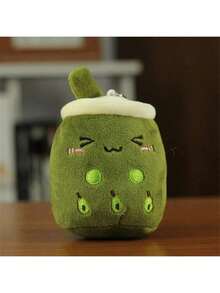 1 pieza Muñeco de peluche de taza de té de burbujas con frutas de dibujos animados, colgante de chupete, accesorio para té de burbujas (empaque aleatorio, algunas partes aleatorias), té de burbujas, colgante, peluche de té de burbujas - Multicolor - Ver 6