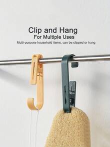 Multifunktionale Kleidungsclip-Haken, große Wäscheklammern Handtuchclips, starke Plastik-Kleiderbügel. S-Haken für Bekleidungsgeschäft, Zuhause, Büro & Werkstatt, Wäscheklammern