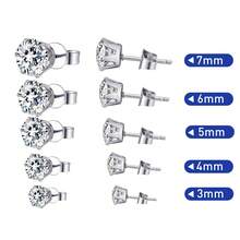 Ear Nose Piercing Kit Tool Stainless Steel Body Ear Navel Machine With 5 Pairs Stud Earrings Jewelry Set - White - View 2