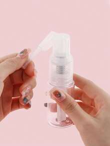 1件装粉末喷雾瓶旅行塑料喷雾瓶便携式可填充指甲闪粉厨房胡椒喷雾瓶音乐球粉末喷雾转移瓶 - 彩色 - 查看 2