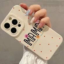 Funda suave y elegante para teléfono con diseño de un pequeño corazón rojo y lemas en inglés, compatible con los modelos de de 16, 15, 14, 13, 12, 11, XS, XR, X, 8,,, Plus, Pro y la serie SE. Perfecto para regalos de vacaciones, cumpleaños, para tu novia, novio, amigos, o incluso para ti mismo. Funda Suave Chic: Eleva el Estilo de tu Teléfono - 1 pieza - Ver 7