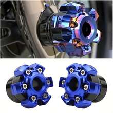 摩托车护具通用CNC铝合金摩托车防摔保护器防爆前叉杯滑块防撞摩托车安全配件 - 2個 - 查看 8