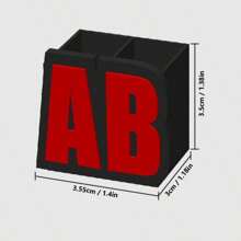 3D Printed Custom Name Pen Holder - Personalized Engraved Office Desk Gift - Multicolor - View 14