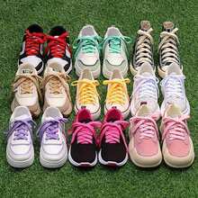 1 对厚扁平镂空彩色鞋带,耐磨,男女通用,适用于运动鞋、休闲鞋、运动鞋、登山靴,长度 120 厘米(约 47.24 英寸),圣诞礼物,红色,31 种颜色可选 - 彩色 - 查看 6