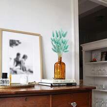 17 Natural Bunny Tails Dried Flowers, 120 Pcs Dried Lagurus Ovatus, Dried Blue Pampas Grass Decor For Farmhouse Flower Arrangements Wedding Home Party Decorations-544931 - 青藍-240件 - 查看 5