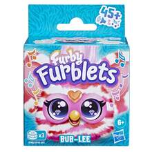 Hasbro Furby Furblets Bub-Lee Mini Friend, 45+ Sounds & Music, Speaks Only Furbish, Electronic Plush Toys, Pink & White, Back To School Gifts, Ages 6+ - Bub Lee - View 2