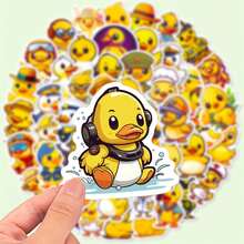 50pcs Cartoon Little Yellow Duck Stickers, Graffiti Decoration Stickers, Cute Aesthetic Graffiti Vinyl Stickers Suitable For Water Bottles, Laptops, Phones, Skateboards, Guitars, Luggage, Scrapbooks, Helmets, Bicycles, Motorcycles, Cars, Teens/Adults Party Decor Gift,Shadow The Hedgehog,Ideal Holiday And Reward Gifts,Wheelie Bin Stickers,Letter Stickers - Multicolor - View 1