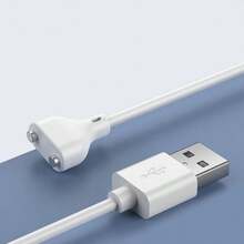 1 Piece Of 5mm-6mm Magnetic USB Interface DC Charging Cable With A 2.7-Foot Oval Base Replacement Charging Cable - White - View 10