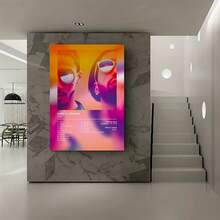 1 pieza Póster de álbum de música rap y pop sin marco, estética Pnl Plk ERRR, impresión en lienzo de arte de pared de hip hop y rock para decoración del hogar u oficina, arte de pared vintage sin marco