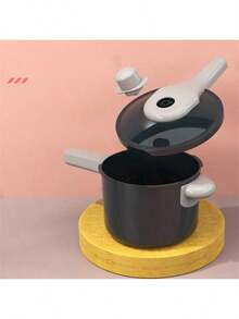 Kids Kitchen Playhouse Toy, Toys For Boys, Fruits & Vegetables, Cute Toys For Girls, Simulated Induction Cooktop, Cooking Utensils, Pressure Cooker (This Is A Miniature House Toy, Relatively Smaller Compared To Real Objects) - Multicolor - View 12