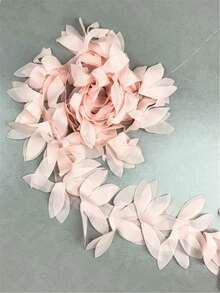 1 Roll Colorful 3D Flower Chiffon Lace Tassel, DIY Clothing Accessories, Swimwear, Children's Wear, Shoes, Hats, Decorations