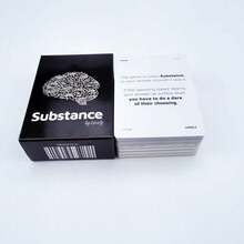 90 张发人深省的卡片 - 深度对话启动器，简约的大脑设计 - 兼容 2-6 名玩家 - 非常适合约会之夜、游戏之夜，是送给情侣的完美礼物， - 黑色 - 查看 5