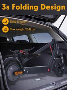 Mankeel MK086 Electric Scooter (Professional Class) – 10-Inch Vacuum Tires, Top Speed 40 Km/H (25 Mph), Range Per Charge 40 Km (25 Miles), 800-Watt Motor (Rear-Wheel Drive), 25° Climbing Ability (48 V, 800 W Power), Electronic Brake + Dual Front And Rear Disc Brakes, Dual Brake Levers, Handlebar-Mounted Turn Signals, Electric Scooter For Off-Road And Everyday Use, Suitable For City Traffic, Outdoor Rides, Two-Up Riding, Christmas Gift, Thanksgiving Gift - 黑色 - 查看 7