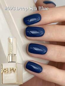 XEIJAYI 1瓶15毫升深海蓝凝胶指甲油入门装，纯可卸免擦拭指甲油，适合所有季节的指甲 - 藏蓝色 - 查看 6