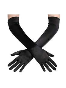 D EXCEED 1/3 Pairs Of Women's Long Gloves - Elegant Accessory - Perfect For Bridal Looks, Art Deco Themed Weddings, Vintage Tea Parties, Garden Soirees, Classic Formal Dinners And Opera Performances​ - Multicolor - View 19