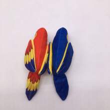 宠物纸质玩具、毛绒宠物咀嚼玩具、仿真鹦鹉狗玩具、逗猫棒、宠物互动娱乐玩具 - 彩色 - 查看 8