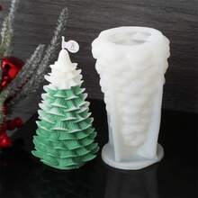 3D Christmas Tree Epoxy Silicone Molds, DIY Cone, Christmas Candle Decoration, Aromatherapy Plaster Candle Ornaments,Gypsum Resin Craft Casting Molds - Christmas Decoration, DIY Gift,Home Decor, Art Gifts