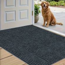 低矮型室内入口地垫，防滑橡胶底，可水洗吸水室内门垫，玄关地毯，前门垫，迎宾垫，室内/室外入口门垫，露台/门廊地垫，防滑入口垫，室内/室外通用门垫 - 彩色 - 查看 19