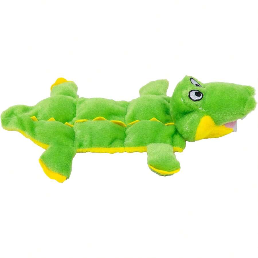 Outward Hound Squeaker Matz Plush Gator Dog Toy, Small - Squeaker Matz Gator - Xem 1