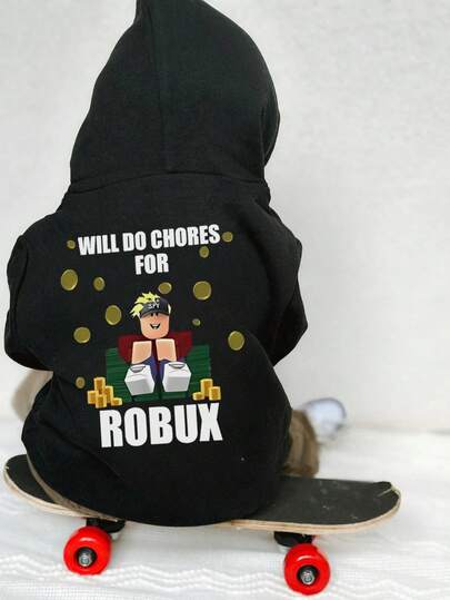 1pc Young Boy Casual Graphic Print Pullover Sweatshirt, Thermal Lined, Long Sleeve, Autumn/Winter - Inspirational Sweatshirt For Future Leaders Changing The World, Designed By Brick People Game Coin